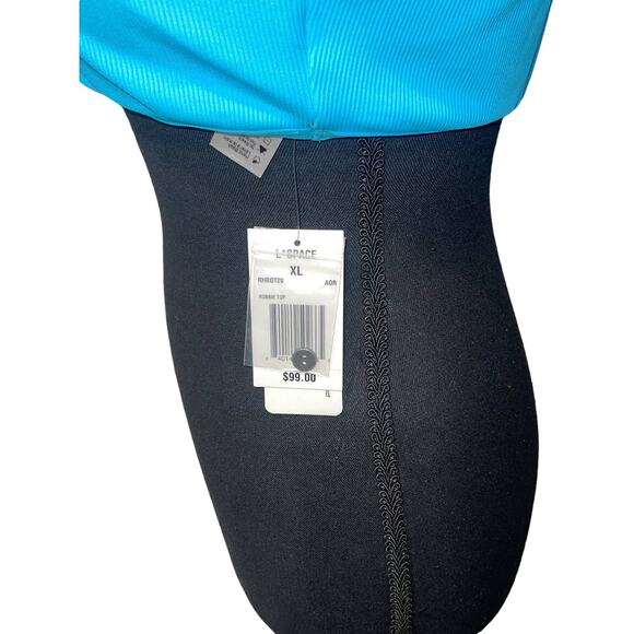 NWT! L*Space Robbie Aqua Bikini Swim Beachy Top - Size XL - Picture 6 of 7